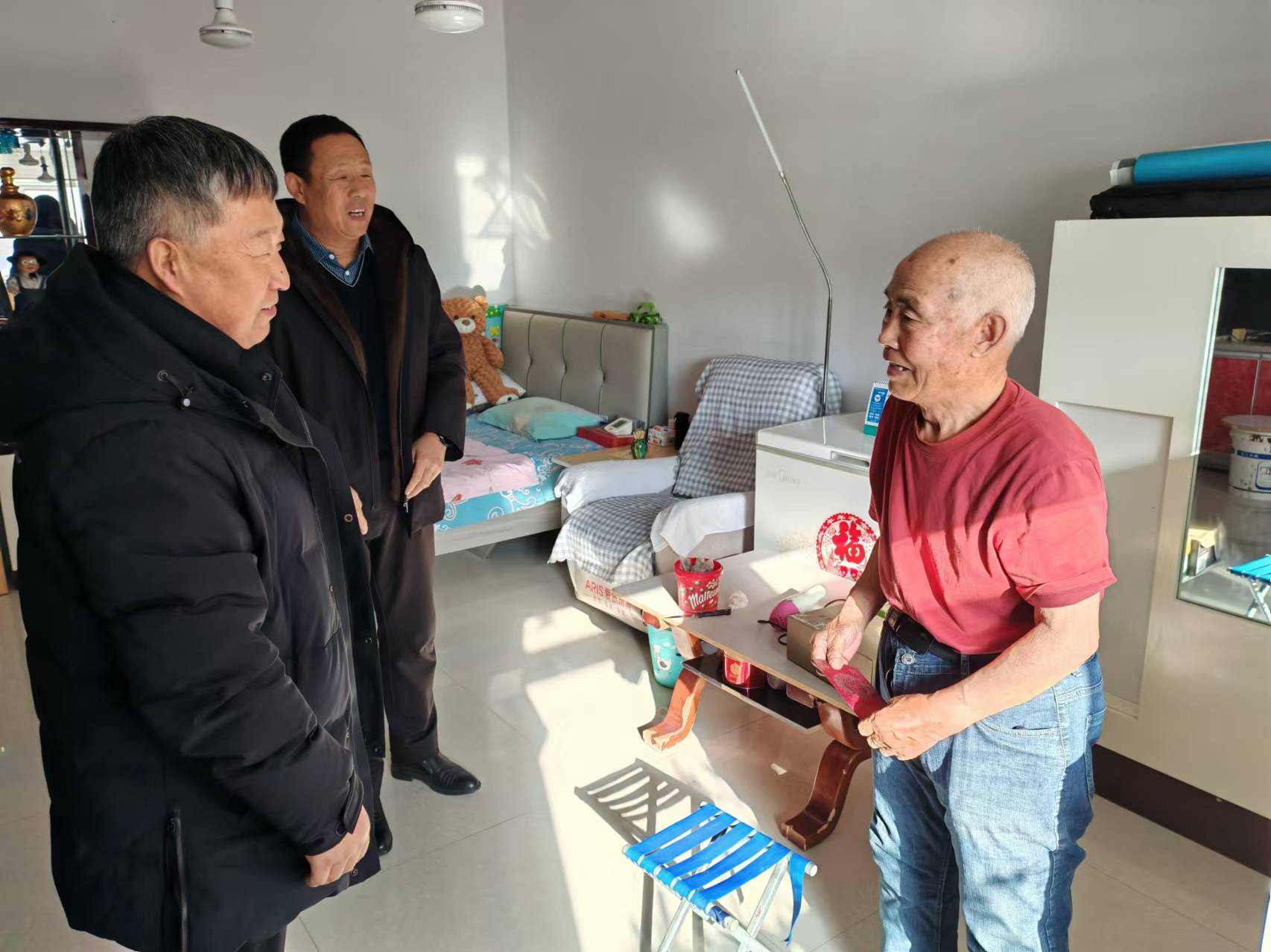 年味漸濃情更濃，額鹽公司開展走訪慰問活動